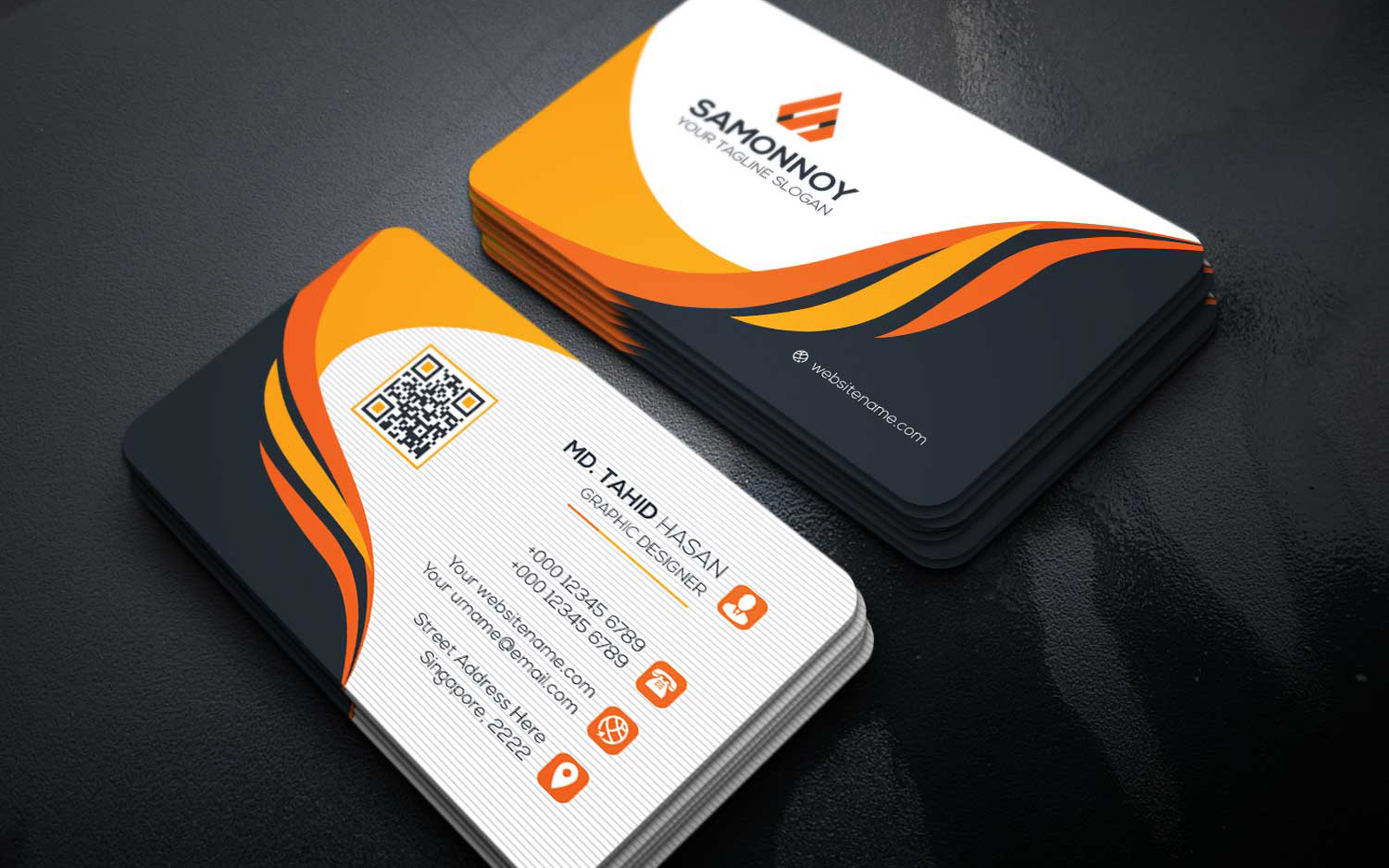 Download Фирменный стиль "Business Cards - Corporate Identity Template" / Business Cards - Corporate Identity Template - Фирменный стиль на тему графика print,designer,business,card,both,side,design,green,black,white,professional,modern,graphic,landscape,official,standard,creative,simple,web,logo