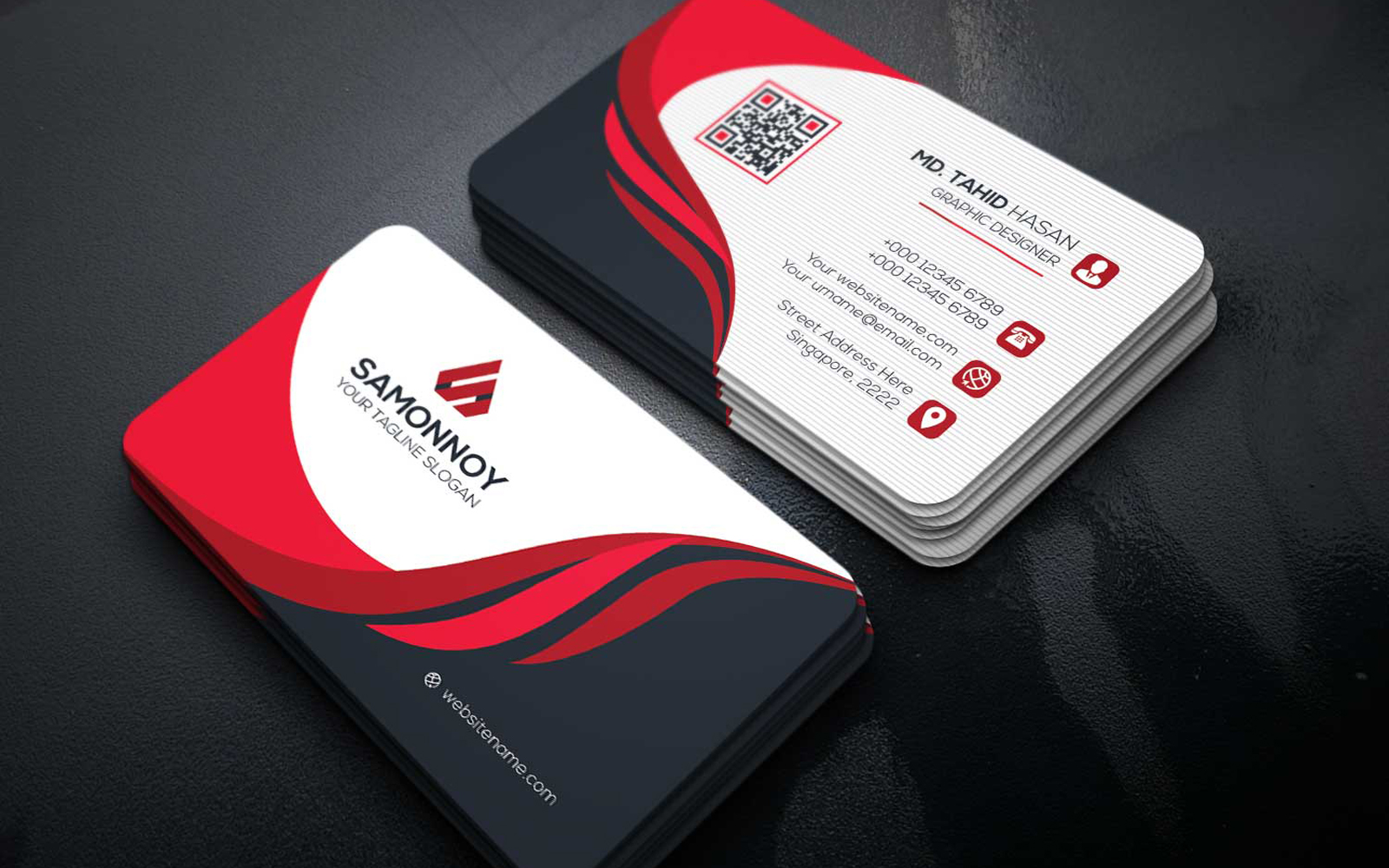 Download Фирменный стиль "Business Cards - Corporate Identity Template" / Business Cards - Corporate Identity Template - Фирменный стиль на тему графика print,designer,business,card,both,side,design,green,black,white,professional,modern,graphic,landscape,official,standard,creative,simple,web,logo