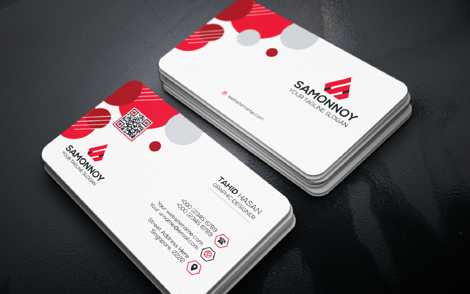 Download Фирменный стиль "Business Card - Corporate Identity Template" / Business Card - Corporate Identity Template - Фирменный стиль на тему графика print,designer,business,card,both,side,design,green,black,white,professional,modern,graphic,landscape,official,standard,creative,simple,web,logo