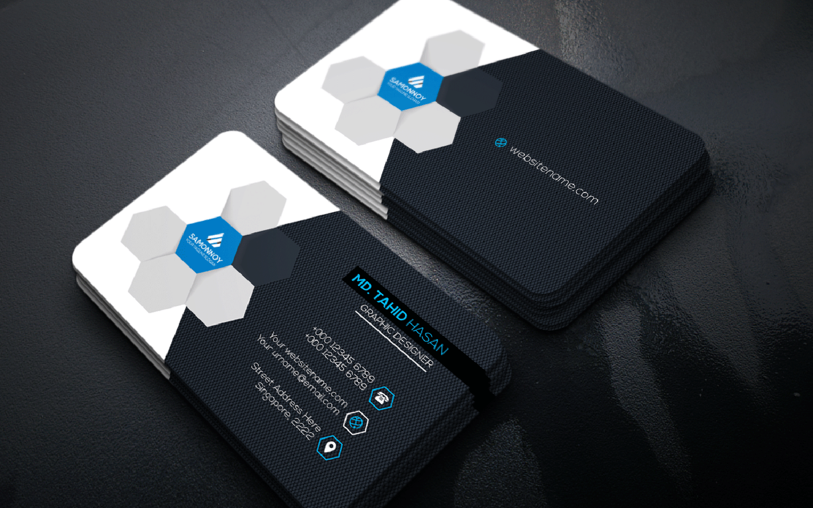 Download Фирменный стиль "Branding Stationary Business Card - Corporate Identity Template" / Branding Stationary Business Card - Corporate Identity Template - Фирменный стиль на тему графика print,designer,business,card,both,side,design,green,black,white,professional,modern,graphic,landscape,official,standard,creative,simple,web,logo