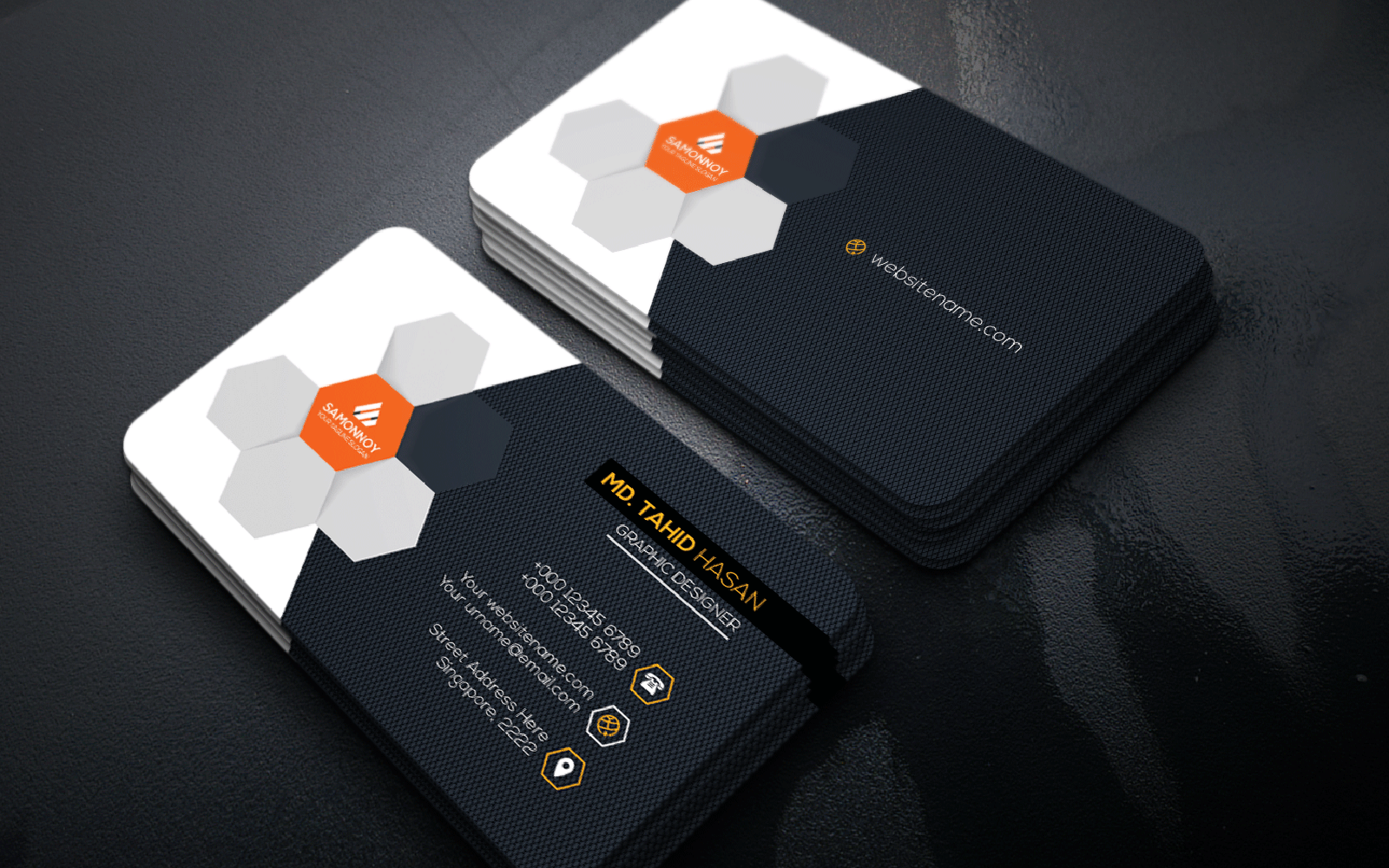 Download Фирменный стиль "Branding Stationary Business Card - Corporate Identity Template" / Branding Stationary Business Card - Corporate Identity Template - Фирменный стиль на тему графика print,designer,business,card,both,side,design,green,black,white,professional,modern,graphic,landscape,official,standard,creative,simple,web,logo