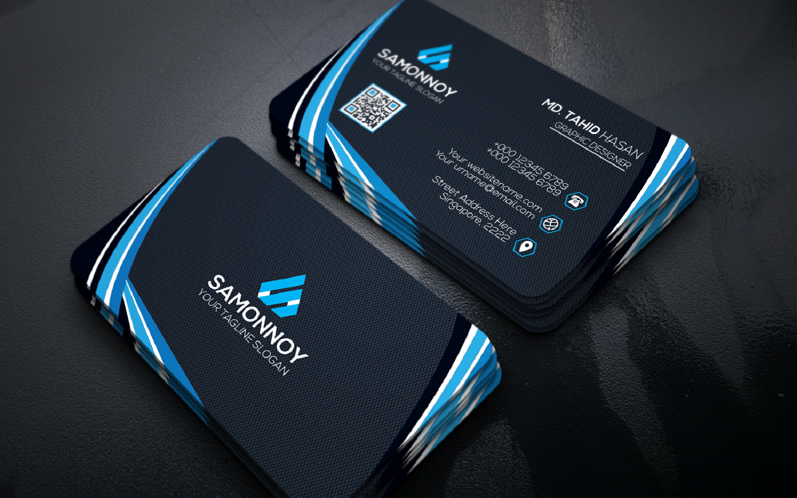 Download Фирменный стиль "Branding Stationary Business Card - Corporate Identity Template" / Branding Stationary Business Card - Corporate Identity Template - Фирменный стиль на тему графика print,designer,business,card,both,side,design,green,black,white,professional,modern,graphic,landscape,official,standard,creative,simple,web,logo