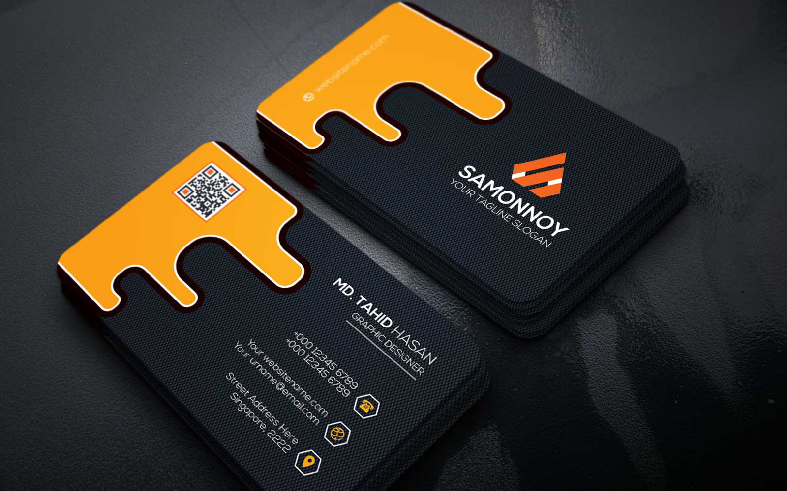 Download Фирменный стиль "Business Card - Corporate Identity Template" / Business Card - Corporate Identity Template - Фирменный стиль на тему графика print,designer,business,card,both,side,design,green,black,white,professional,modern,graphic,landscape,official,standard,creative,simple,web,logo