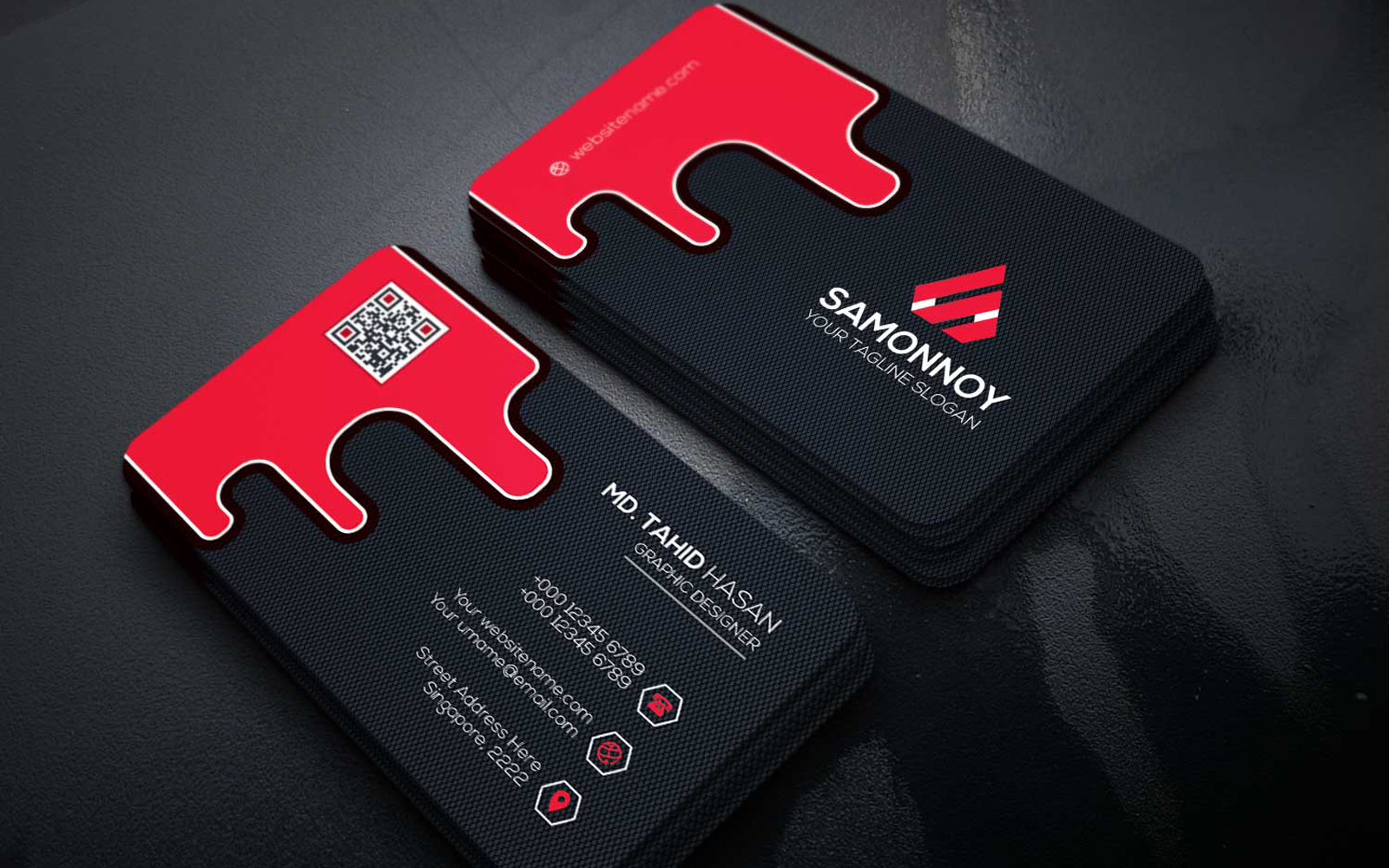 Download Фирменный стиль "Business Card - Corporate Identity Template" / Business Card - Corporate Identity Template - Фирменный стиль на тему графика print,designer,business,card,both,side,design,green,black,white,professional,modern,graphic,landscape,official,standard,creative,simple,web,logo