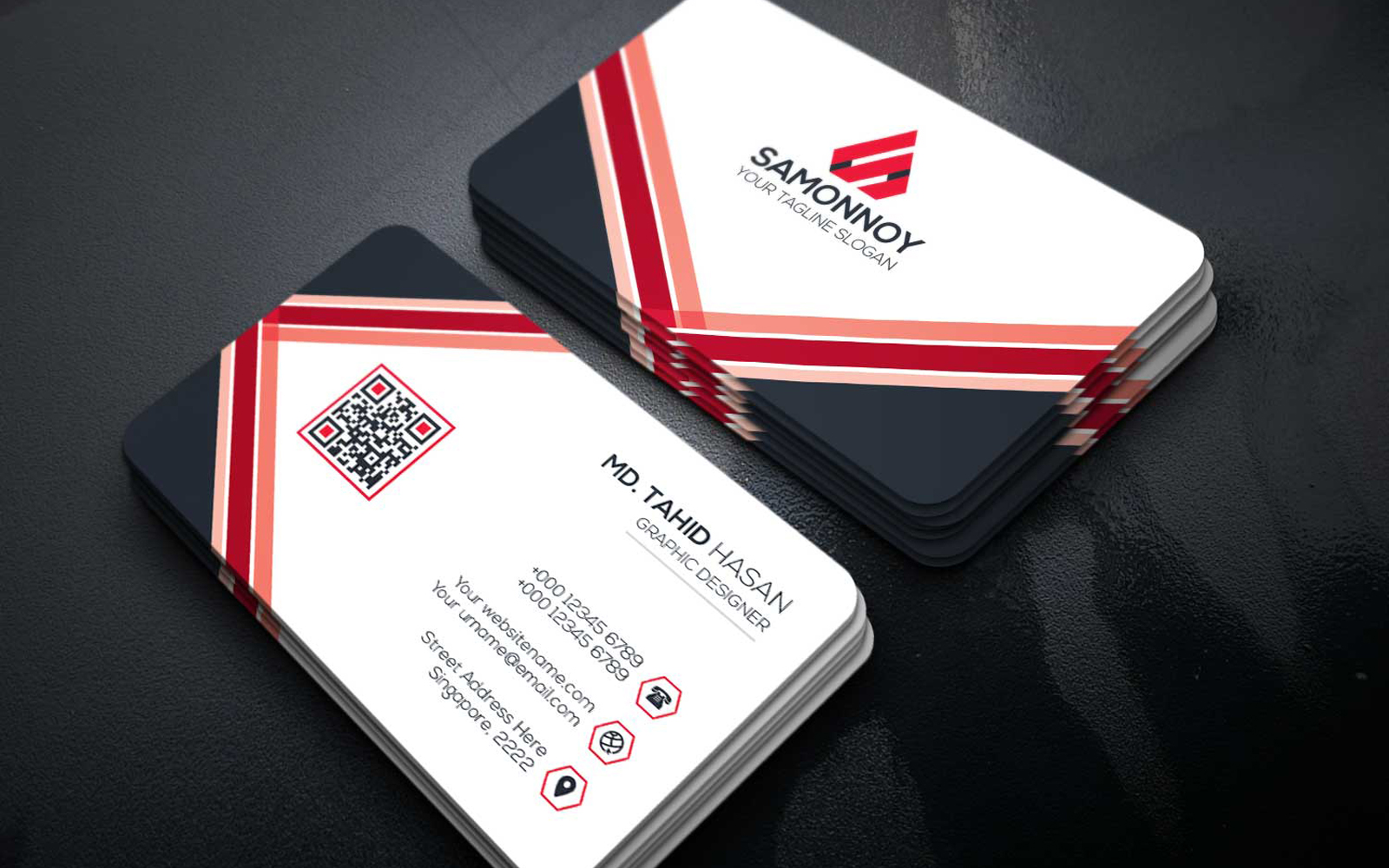 Download Фирменный стиль "Business Card - Corporate Identity Template" / Business Card - Corporate Identity Template - Фирменный стиль на тему графика print,designer,business,card,both,side,design,green,black,white,professional,modern,graphic,landscape,official,standard,creative,simple,web,logo