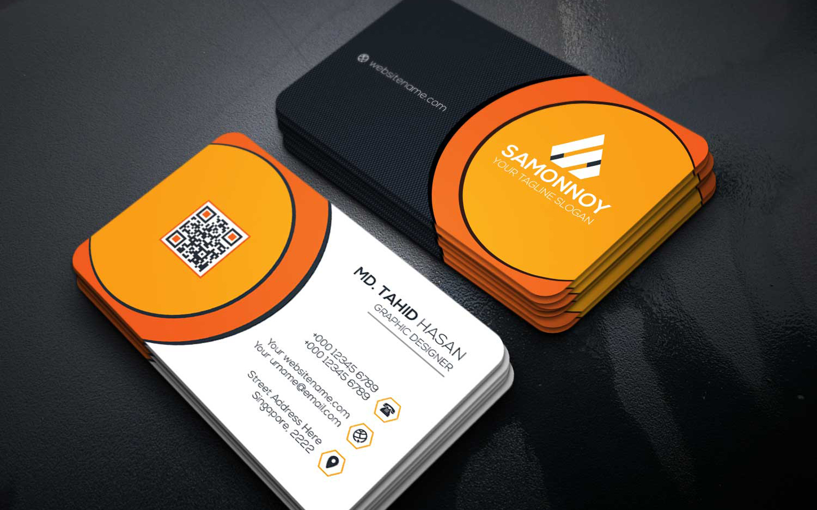 Download Фирменный стиль "Business Card - Corporate Identity Template" / Business Card - Corporate Identity Template - Фирменный стиль на тему графика print,designer,business,card,both,side,design,green,black,white,professional,modern,graphic,landscape,official,standard,creative,simple,web,logo