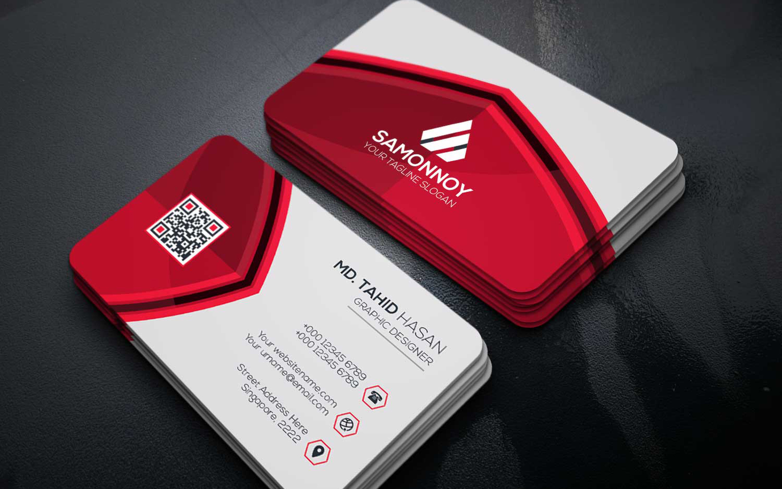 Download Фирменный стиль "Business Card - Corporate Identity Template" / Business Card - Corporate Identity Template - Фирменный стиль на тему графика print,designer,business,card,both,side,design,green,black,white,professional,modern,graphic,landscape,official,standard,creative,simple,web,logo