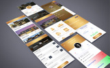 Bricks Mobile App UI Responsive PSD Theme Small Screenshot Bricks Mobile App UI PSD Template