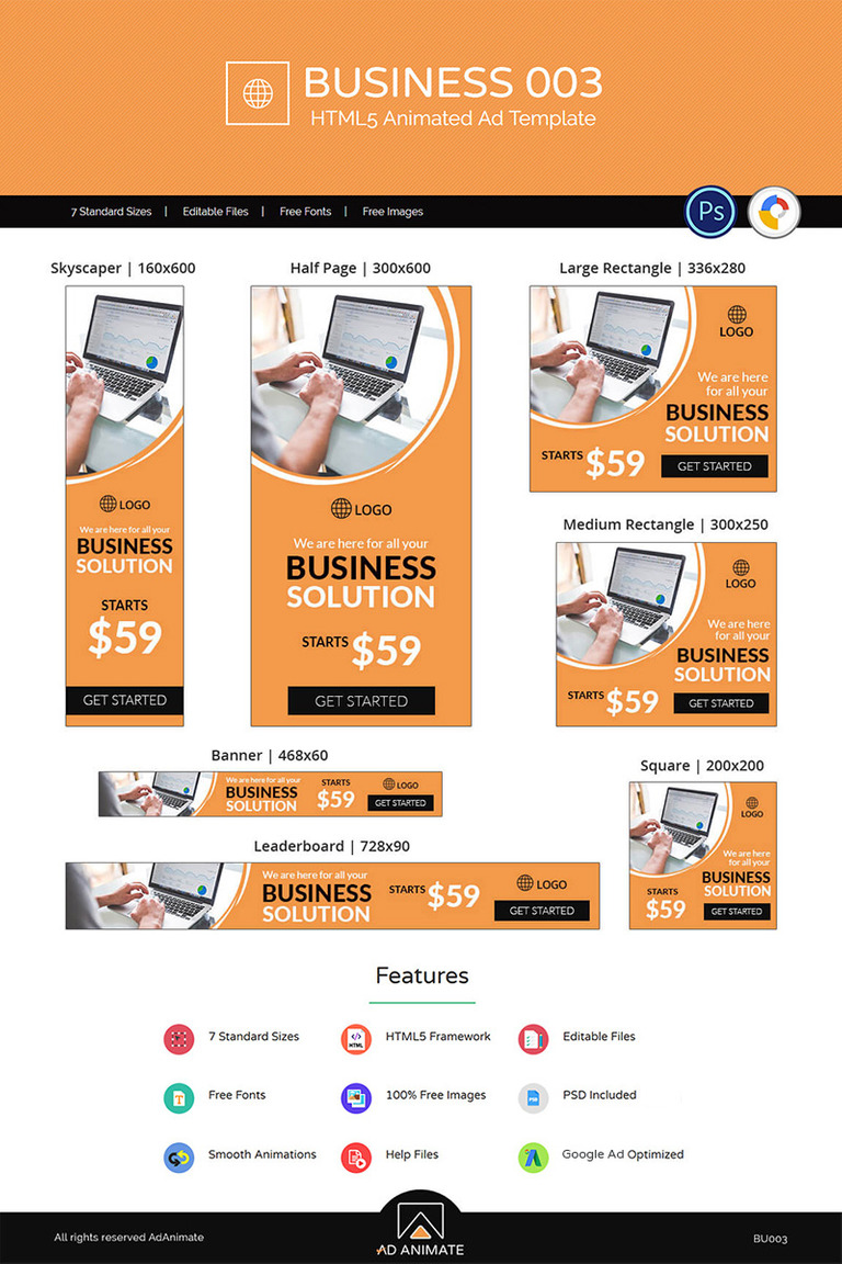 Business 003 Html5 Ad Animated Banner 71596 Business 003 Html5 Ad Animated Banner New Screenshots