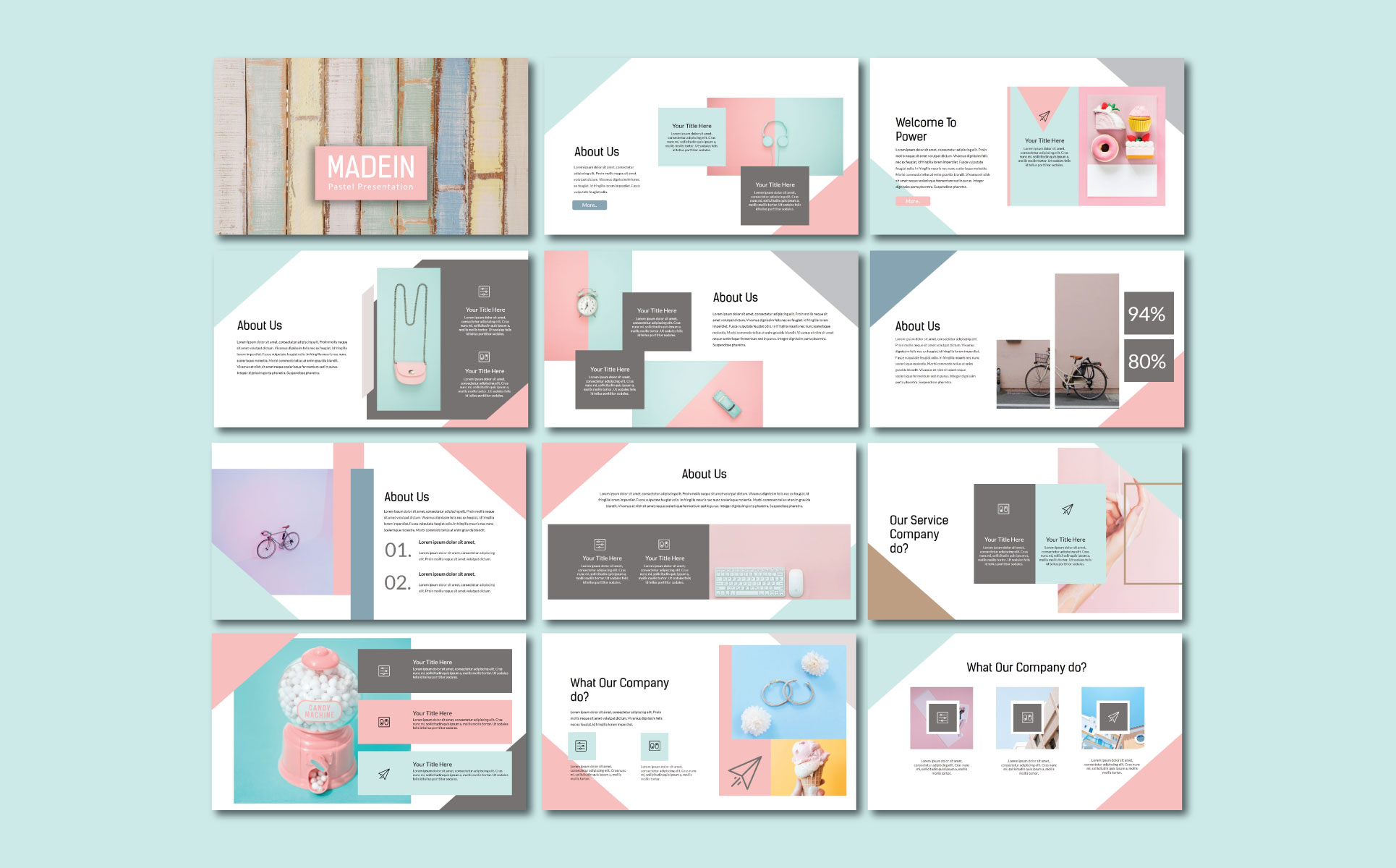 Madein Creative Premium Keynote Vorlage Kleiner Screenshot Keynote Vorlage namens "Madein Creative"