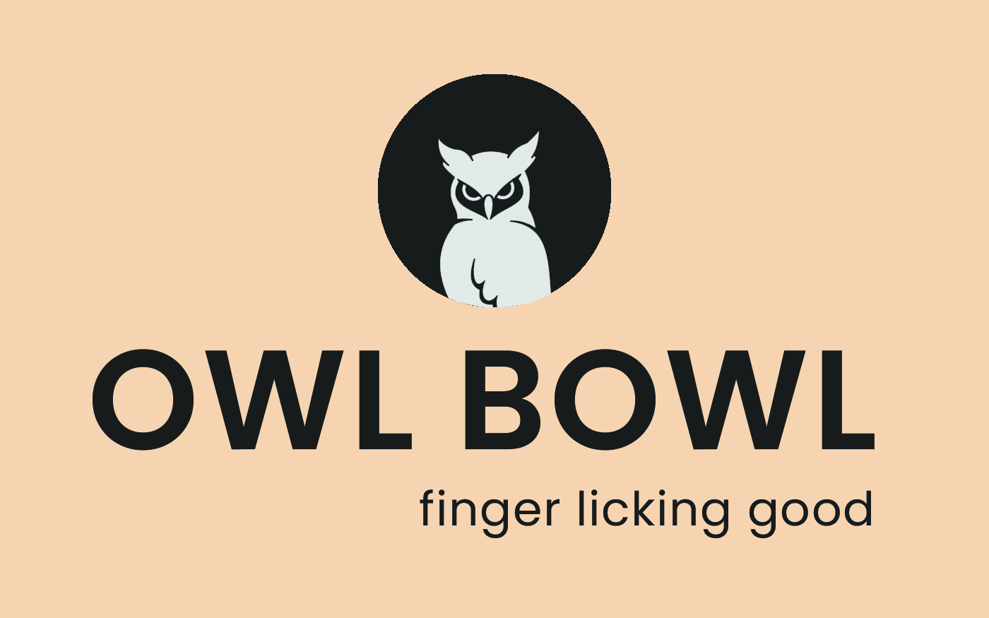 Download Шаблон логотипа "Owl Bowl - Restaurant Logo Template" / Owl Bowl - Restaurant Logo Template - Шаблон логотипа на тему графика owl,bowl,restaurant,logo,template,food,delivery,eat,minimal,clean,premium,editable