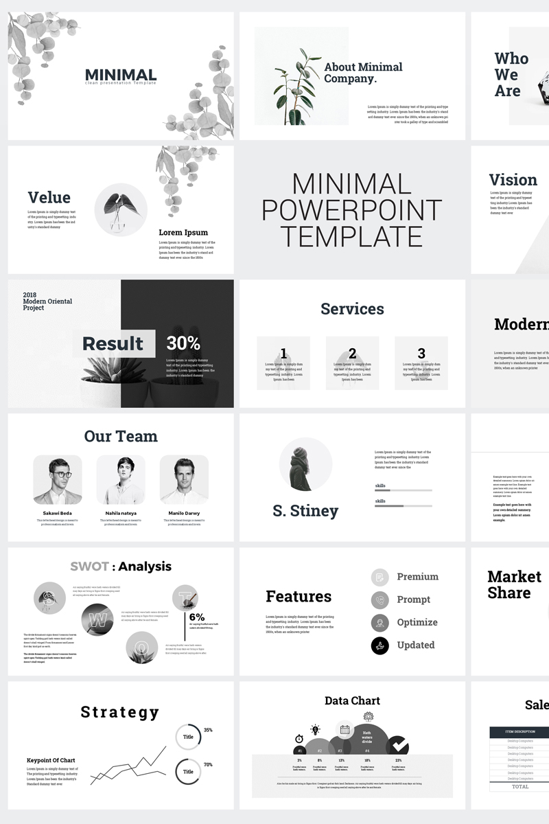 Minimal Clean Business Presentation Point Template 76184 Minimal Clean Business Presentation Point Template