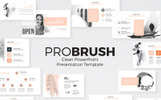 ProBrush - Modern Presentation Beautiful PPTX Template Small Screenshot ProBrush - Modern Presentation PowerPoint Template