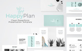 Happyplan Minimal Presentation Awesome Presentation Theme Small Screenshot Happyplan Minimal Presentation PowerPoint Template