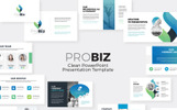Probiz Business Presentation Powerpoint šablona Malý screenshot PowerPoint šablona "Probiz Business Presentation"
