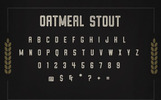 Oatmeal Stout - 5 Styles Font Template Small Screenshot Oatmeal Stout - 5 Styles Font