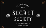 SECRET SOCIETY - A Vintage Serif Font Template Small Screenshot SECRET SOCIETY - A Vintage Serif Font