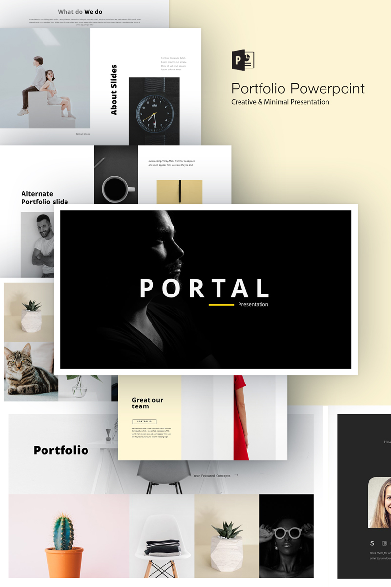 portfolio powerpoint template 75689 portfolio powerpoint template