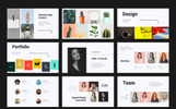 Creative I Minimal Tema Keynote Captura de Pantalla Pequeña Plantilla Keynote para Sitio de Gráficos