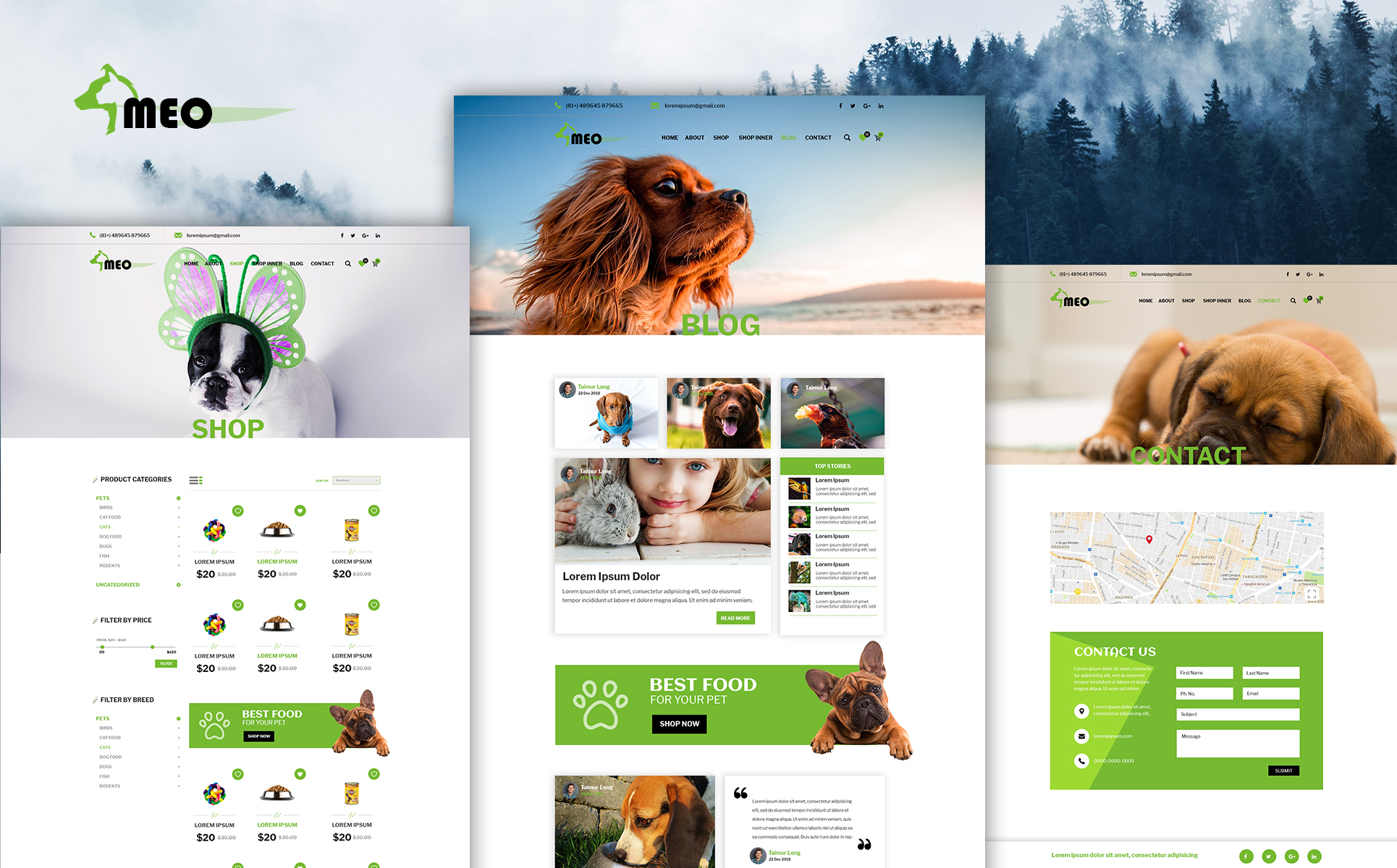MEO - Multipurpose Ecommerce Template PSD Screenshot piccolo Template PSD #76363 "MEO - Multipurpose Ecommerce"