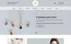 Fv Jewellery - Jewellery Store PSD Theme Big Screenshot Fv Jewellery - Jewellery Store PSD Template New Screenshots BIG