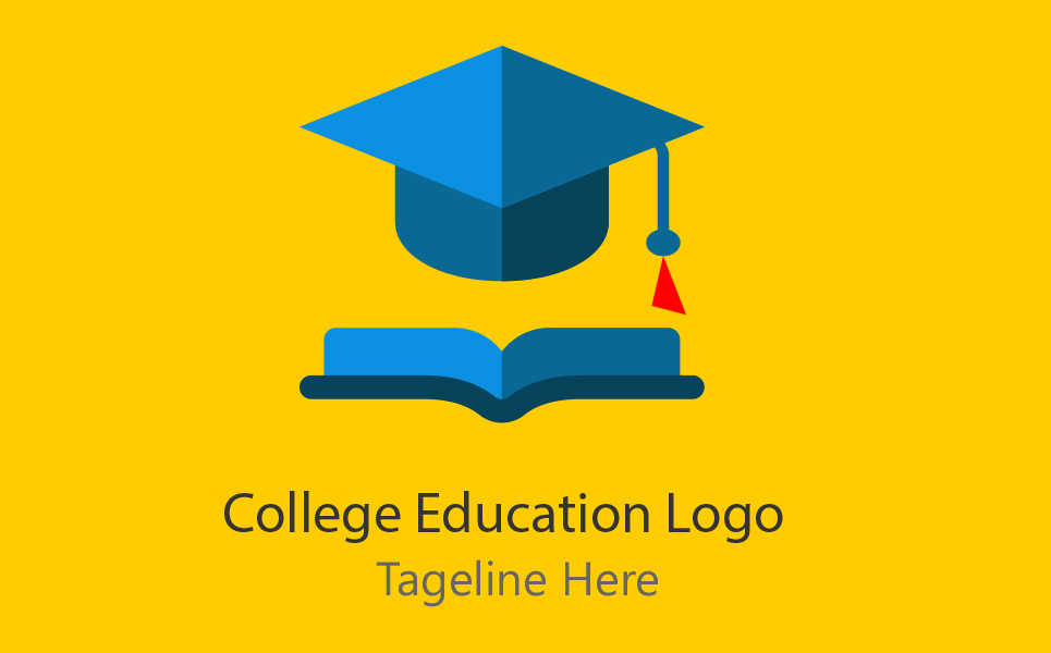 Download Шаблон логотипа "College Education Logo Template" / College Education Logo Template - Шаблон логотипа на тему графика academic,academy,logo,book,store,college,community,crest,education,graduate,graduated,highschool,kid,kids,leadership,school,library,student,center,students