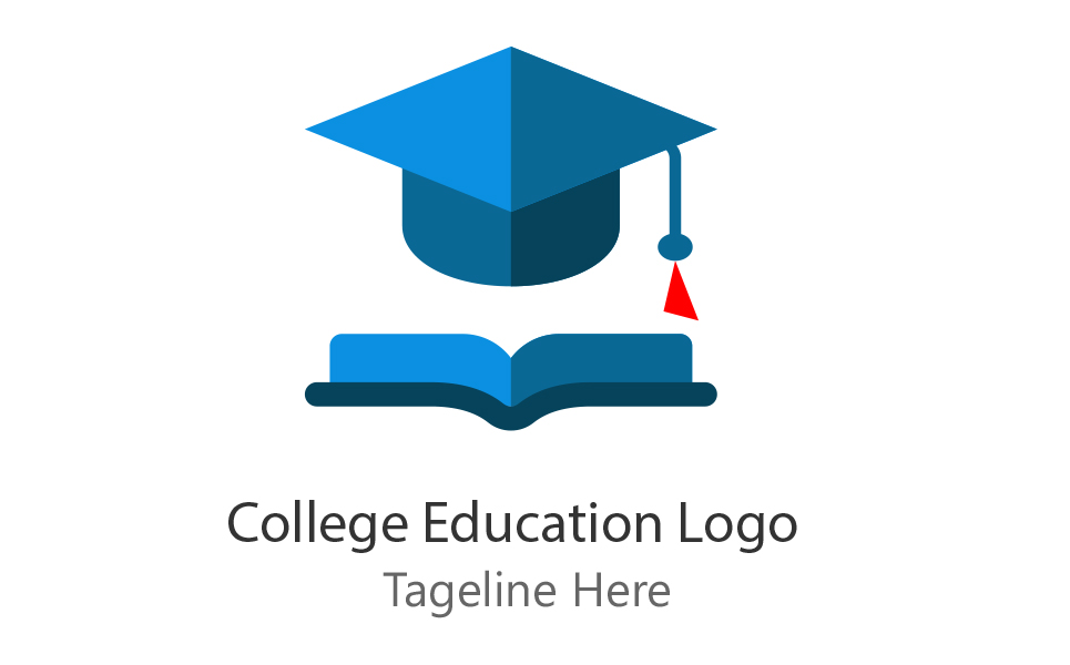 Download Шаблон логотипа "College Education Logo Template" / College Education Logo Template - Шаблон логотипа на тему графика academic,academy,logo,book,store,college,community,crest,education,graduate,graduated,highschool,kid,kids,leadership,school,library,student,center,students