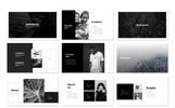 Black & White Presentation Amazing Presentation Theme Small Screenshot Black & White Presentation PowerPoint Template