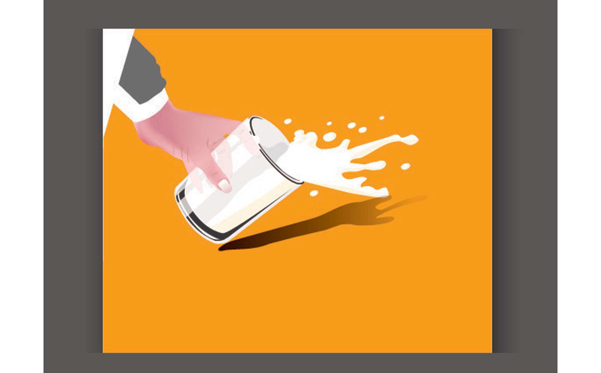 Download Иллюстрация "Hand And Milk Vectors Template - Illustration" / Hand And Milk Vectors Template - Illustration - Иллюстрация на тему графика vector,milk,template,eps