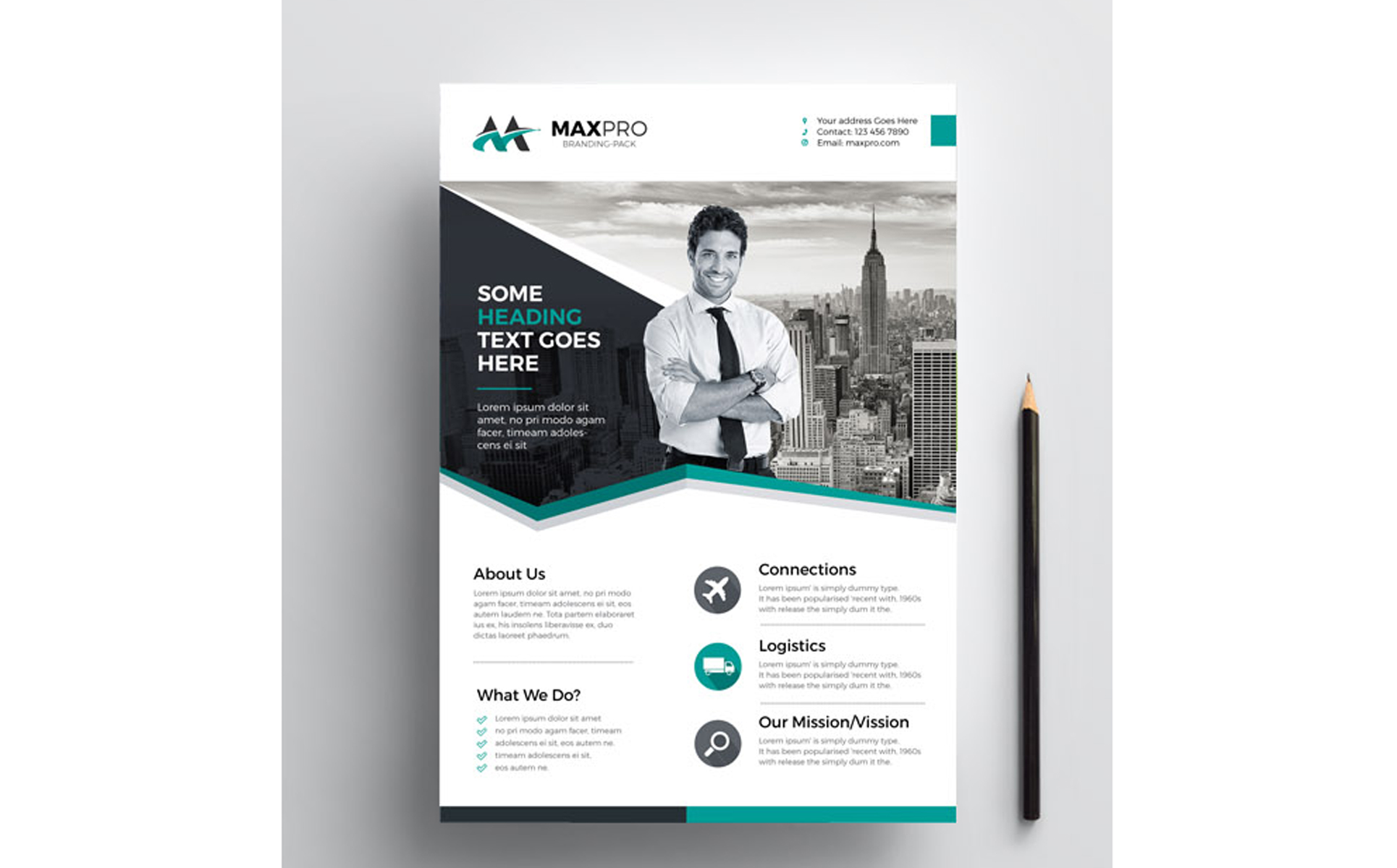 Download Фирменный стиль "Business Flyer - Corporate Identity Template" / Business Flyer - Corporate Identity Template - Фирменный стиль на тему графика ad,advert,advertisement,agency,app,applications,apps,brand,branding,creative,design,developer,development,firm,flyer,graphic,interactive,magazine,media,motion