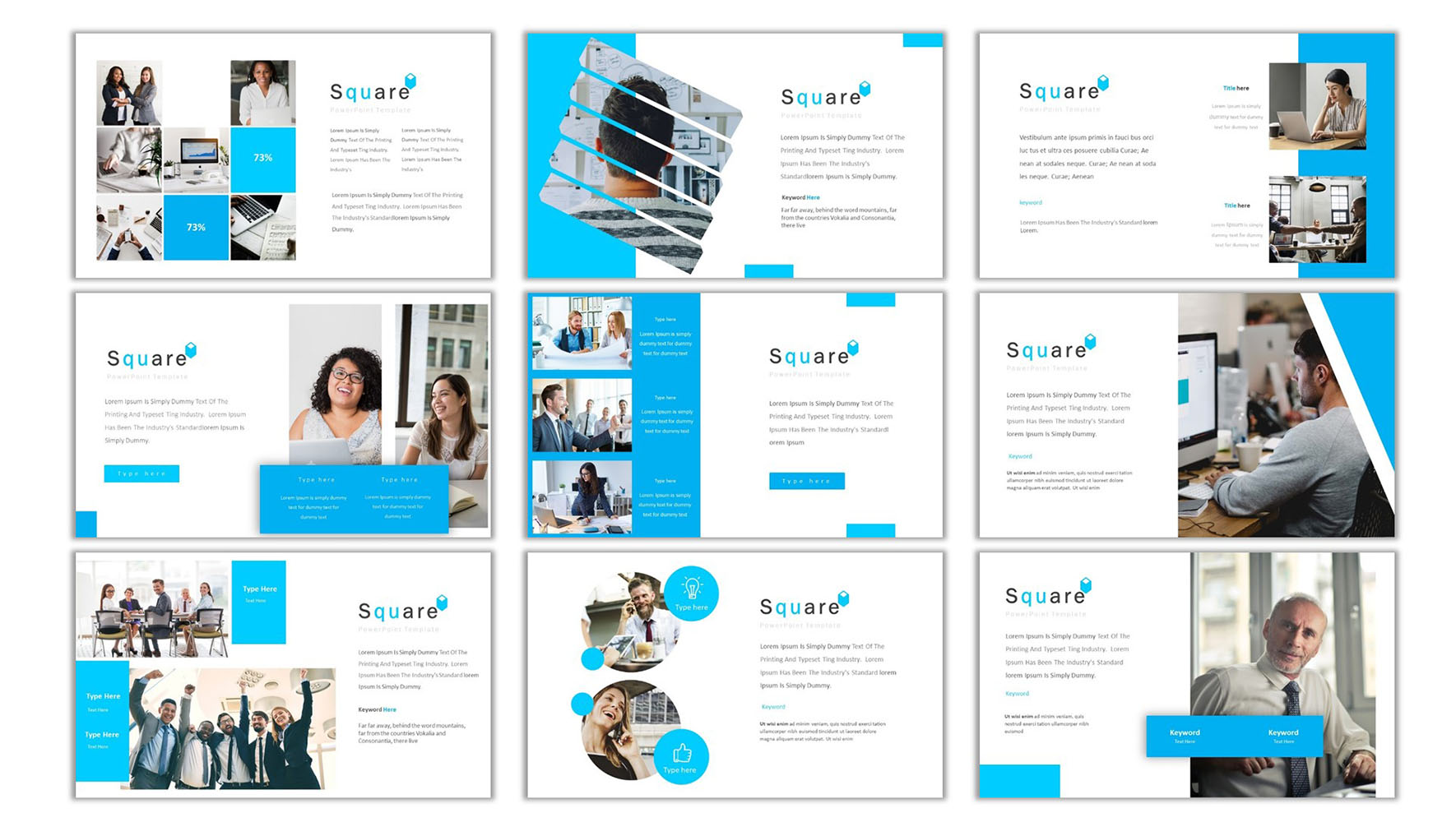 Graphics Adaptatif Thème PowerPoint Petite capture d'écran Modèle PowerPoint adaptatif Graphismes
