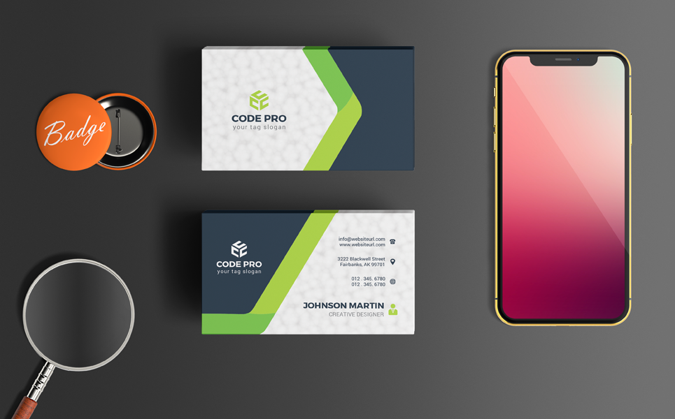 Solgan Business Card Corporate identity Template Small Screenshot Solgan Business Card Corporate Identity Template