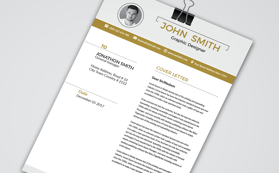 John Smith Premium Resume Theme Small Screenshot John Smith Resume Template