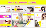 Fashion Magazine - Thème PowerPoint Petite capture d'écran "Fashion Magazine -" modèle PowerPoint