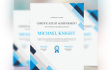 Michael Knight Corporate Modern Certificate Template Small Screenshot Michael Knight Corporate Modern Certificate Template
