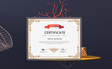 Clean & Professional Premium Certificate Theme Small Screenshot Clean & Professional Certificate Template