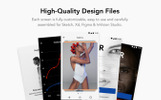 Replica Android UI Kit Ui элементы тема Маленький скриншот UI элементы "Replica Android UI Kit"