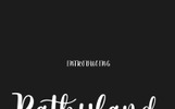 Rathyland Script font En liten skärmdump Rathyland Script Font
