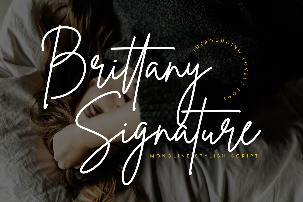 Download Шрифт "Brittany Signature Cursive Font" / Brittany Signature Cursive Font - Шрифт на тему графика handwriting,handwritten,script,casual,natural,fashion,logo,typography,signature,branding,elegant,classy,beauty,handdrawn,business