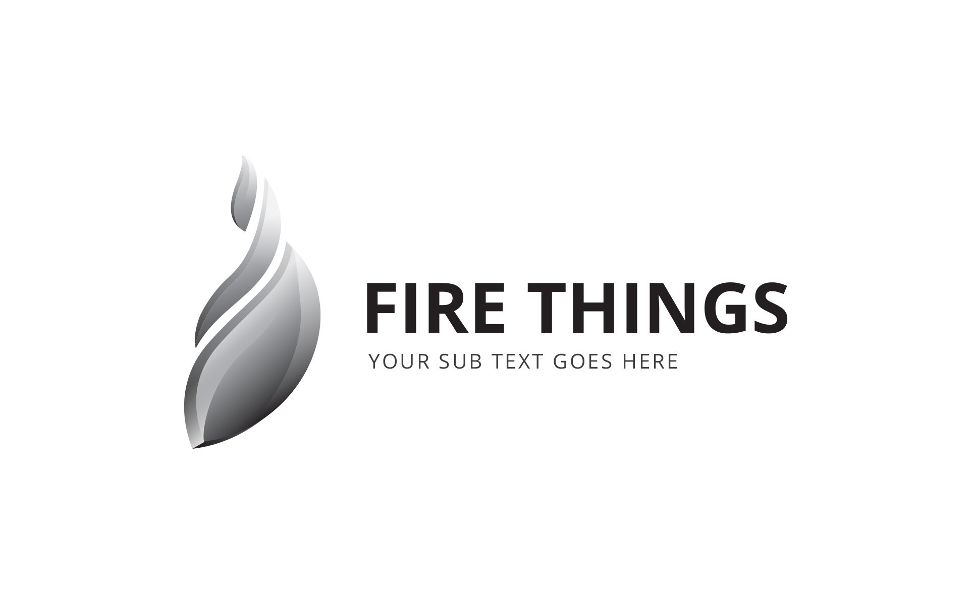 Fire Things Logo Theme Small Screenshot Fire Things Logo Template