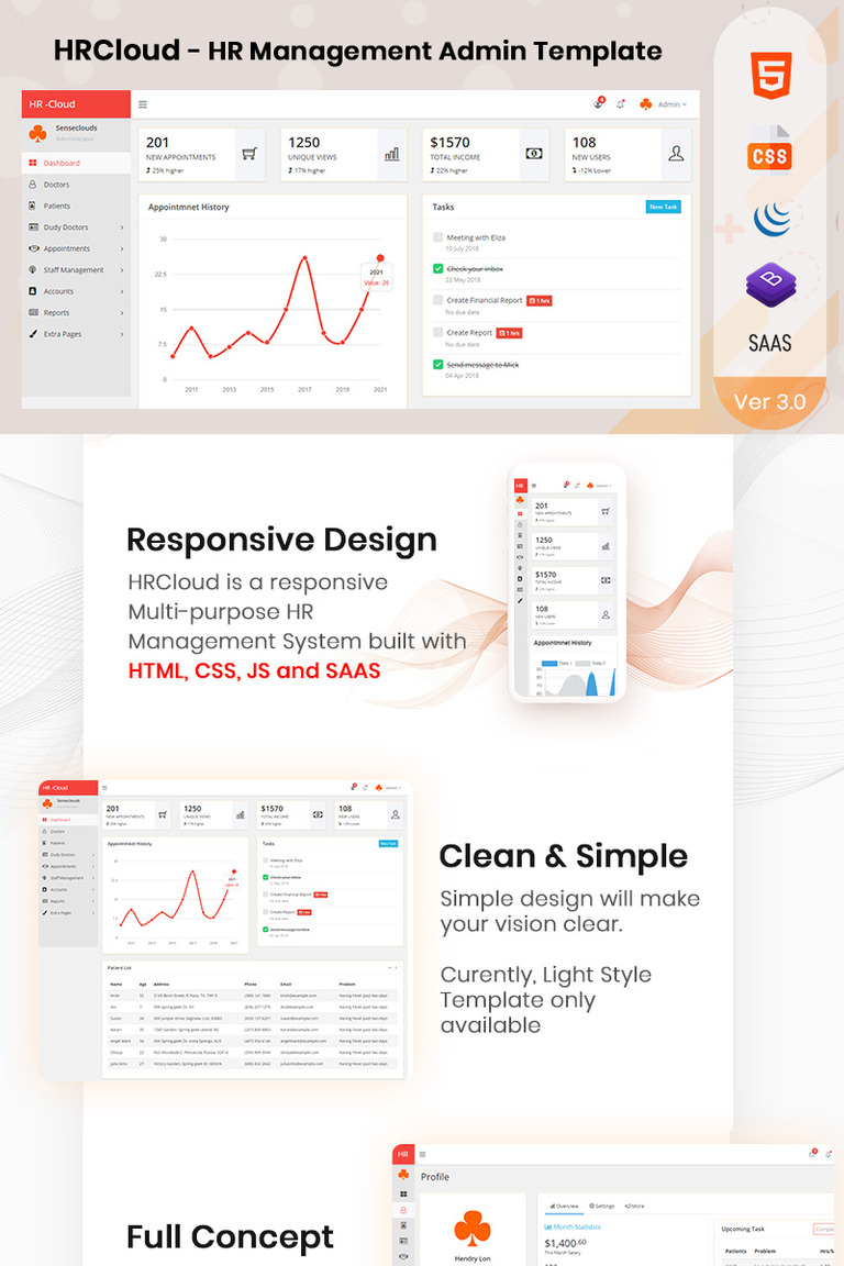 Hr Cloud Multi Purpose Payroll Management Template Hospital Hr Cloud Multi Purpose Payroll Management Template Hospital Crm