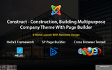 Construct - Construction, Building Multipurpose 响应式 Joomla模板 小的屏幕截图 "Construct - Construction, Building Multipurpose" 响应式Joomla模板