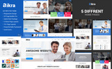 Aikra - Responsive MultiPurpose With Page Builder | Business 奖金 Joomla主题 小的屏幕截图 "Aikra - Responsive MultiPurpose With Page Builder | Business" 响应式Joomla模板