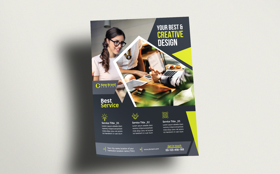 Download Фирменный стиль "Business Flyer (Editable) - Corporate Identity Template" / Business Flyer (Editable) - Corporate Identity Template - Фирменный стиль a4,ad,agency,builder,bundle,business,clean,coaching,company,concept,consulting,corporate,creative,design,digital,flyer,flyers,marketing,modern,multipurpose