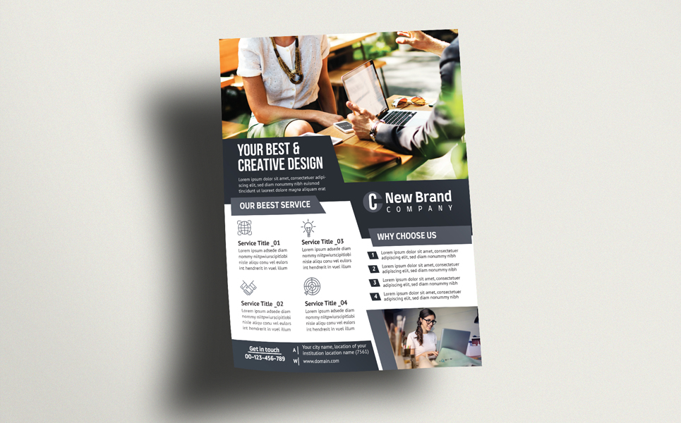 Download Фирменный стиль "Business Flyer (Editable) - Corporate Identity Template" / Business Flyer (Editable) - Corporate Identity Template - Фирменный стиль a4,ad,agency,builder,bundle,business,clean,coaching,company,concept,consulting,corporate,creative,design,digital,flyer,flyers,marketing,modern,multipurpose