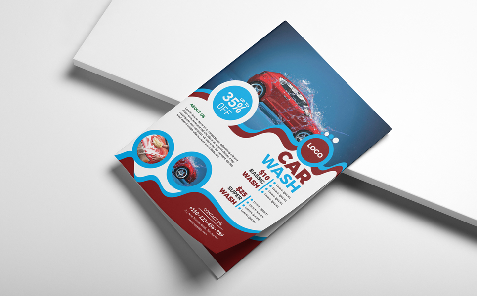 Download Фирменный стиль "Car Wash Flyers (Editable) - Corporate Identity Template" / Car Wash Flyers (Editable) - Corporate Identity Template - Фирменный стиль advertising,auto clean,auto detailing,business,car,car care,car cleaning,car polish,car wash,car wax,care,carwash,corporate,design,equipment,flyer,foam,leaflet,maintenance,promotion