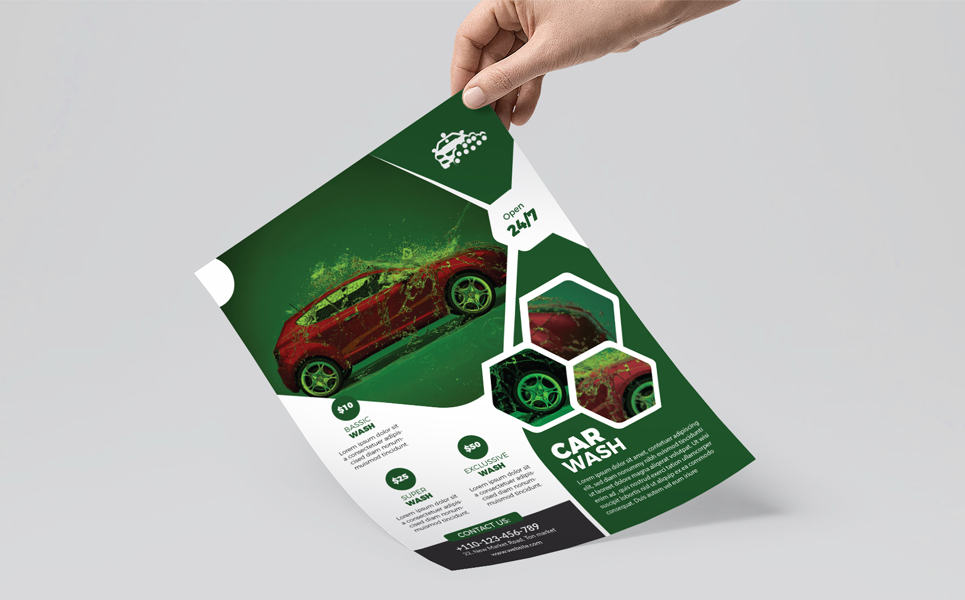 Download Фирменный стиль "Car Wash Flyers (Editable) - Corporate Identity Template" / Car Wash Flyers (Editable) - Corporate Identity Template - Фирменный стиль advertising,auto clean,auto detailing,business,car,car care,car cleaning,car polish,car wash,car wax,care,carwash,corporate,design,equipment,flyer,foam,leaflet,maintenance,promotion