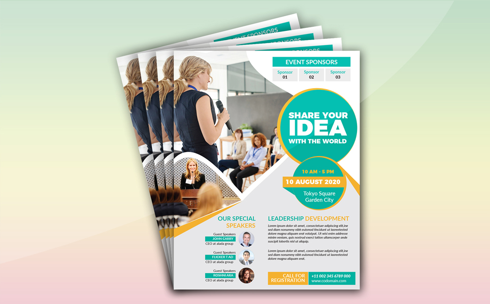 Download Фирменный стиль "Conference Flyer (Editable) - Corporate Identity Template" / Conference Flyer (Editable) - Corporate Identity Template - Фирменный стиль agm,annual general meeting,annual program,annual summit,business,business conference,business startup,conference,conference flyer,congress,convention,convention center,education,entrepreneur,