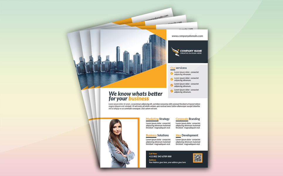 Download Фирменный стиль "Flyer (Editable) - Corporate Identity Template" / Flyer (Editable) - Corporate Identity Template - Фирменный стиль advert,business,car,clients,company,connection,corporate,digital,editable,facebook,flyer,leasing,letter,marketing,media,mobile,modern,network,offer,print ready