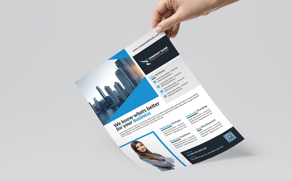 Download Фирменный стиль "Flyer (Editable) - Corporate Identity Template" / Flyer (Editable) - Corporate Identity Template - Фирменный стиль advert,business,car,clients,company,connection,corporate,digital,editable,facebook,flyer,leasing,letter,marketing,media,mobile,modern,network,offer,print ready